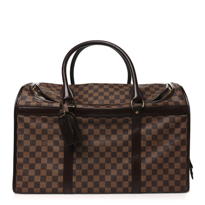 Louis Vuitton Damier Ebene Sac Chien 40 Pet Carrier 1 of 13