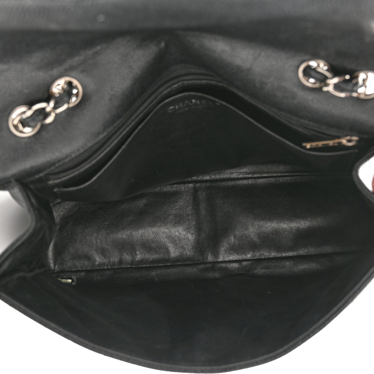 Caviar Quilted Jumbo Single Flap Black