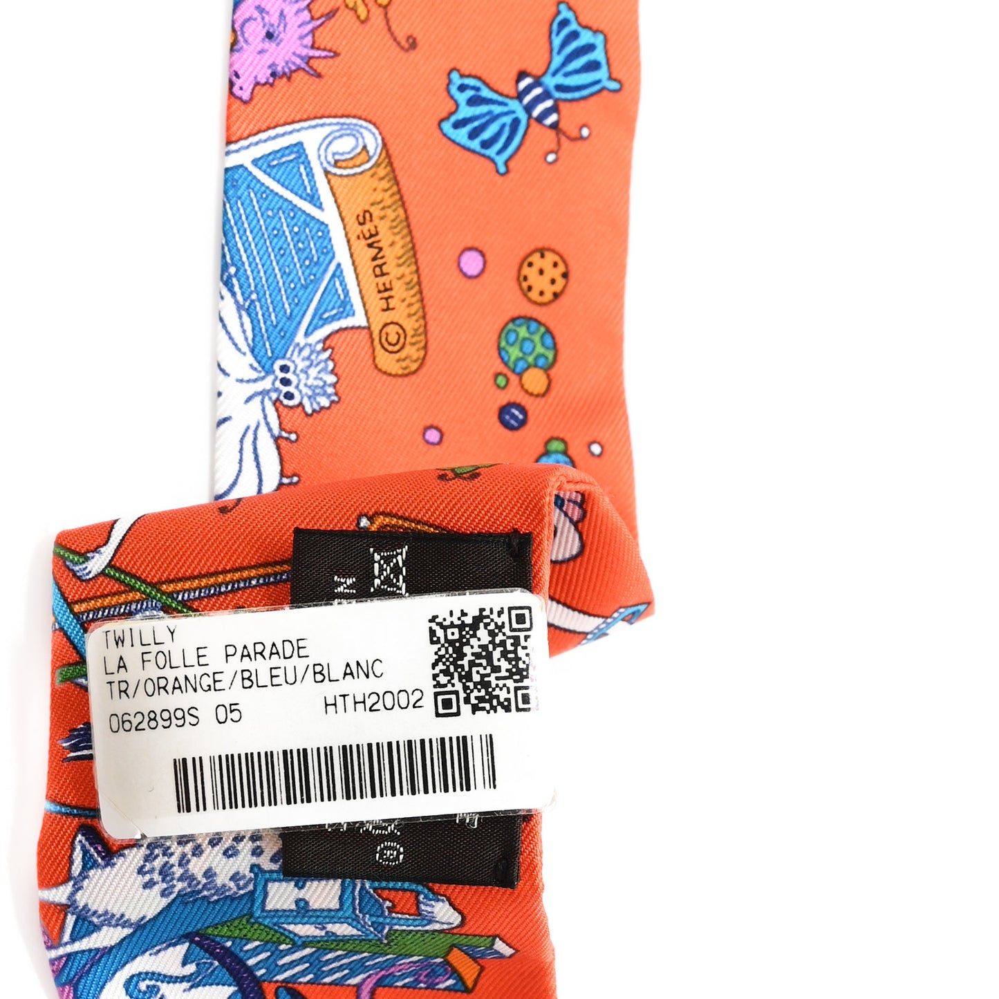 Silk La Folle Parade Twilly Orange Bleu White