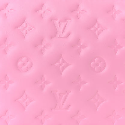 Louis Vuitton Lambskin Embossed Monogram Coussin PM Rose Bonbon 7 of 9