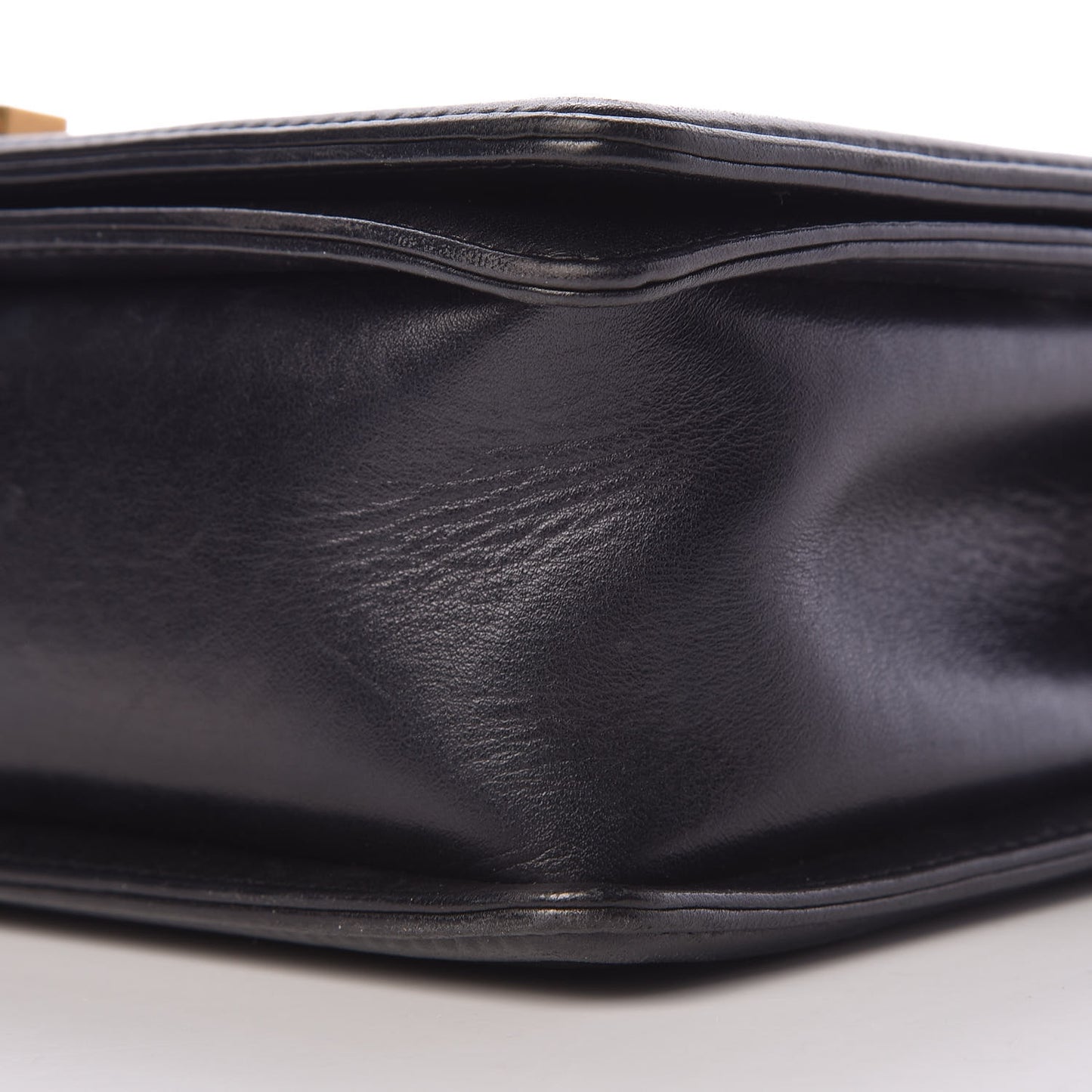 Lambskin Quilted New Medium Boy Flap Black