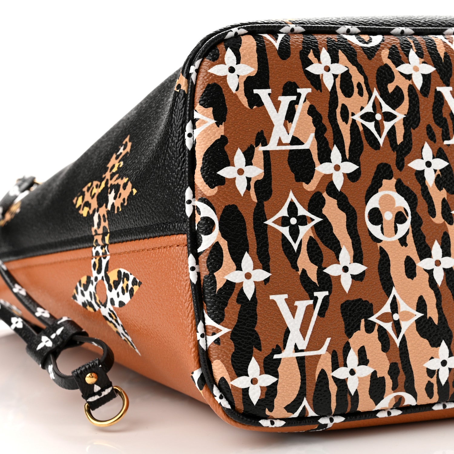Louis Vuitton Monogram Giant Jungle Neverfull MM Black 8 of 9