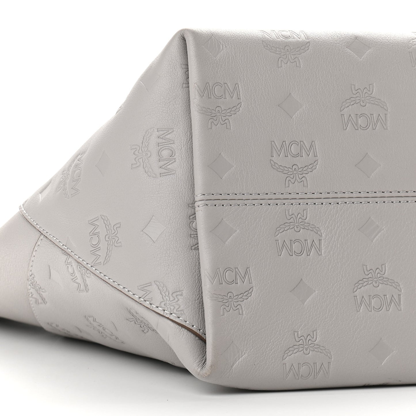 Calfskin Ottomar Monogram Medium Klara Shopper Tote Dove