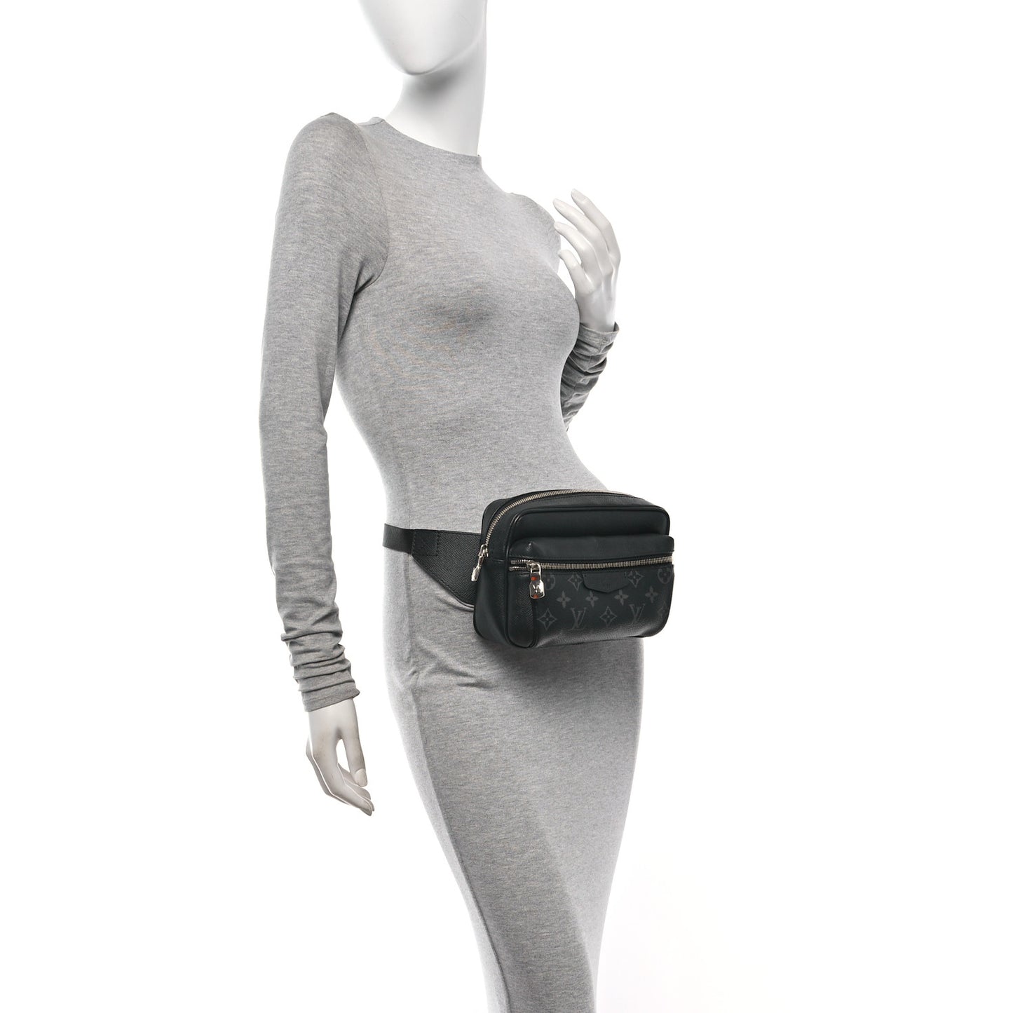 Taiga Monogram Outdoor Bumbag Black