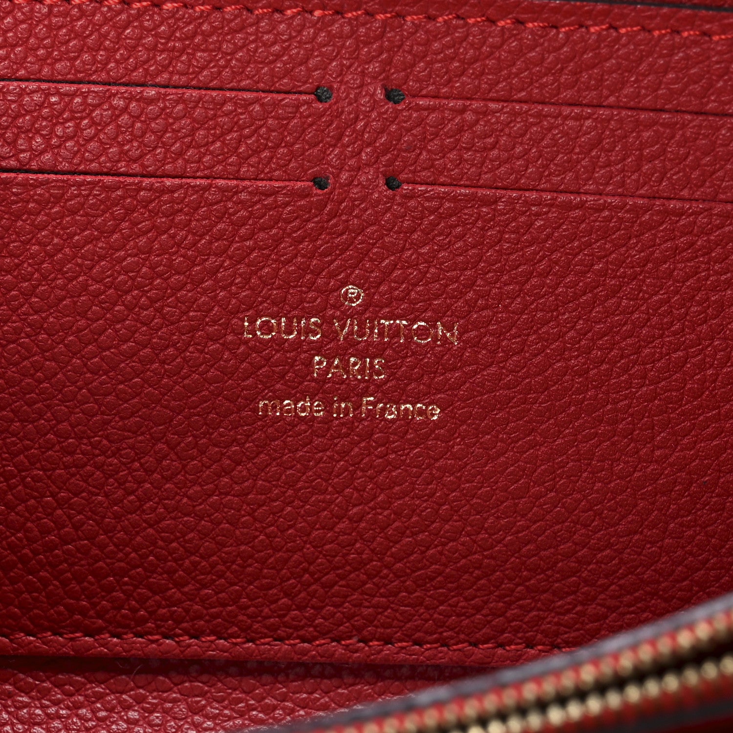 Louis Vuitton Empreinte Clemence Wallet Cherry 6 of 11