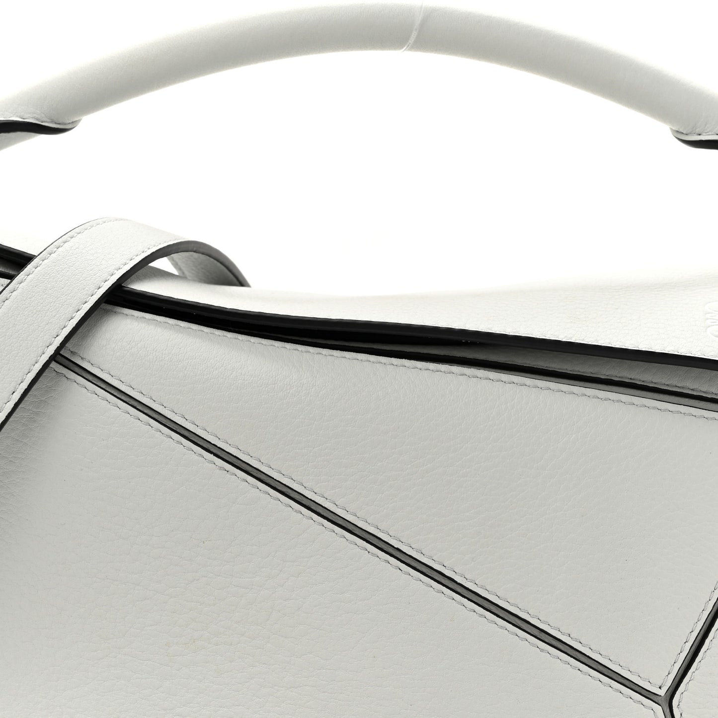 Calfskin Small Puzzle Bag Kaolin