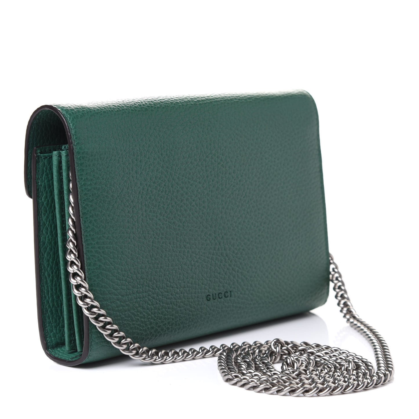 Calfskin Mini Dionysus Chain Wallet Emerald