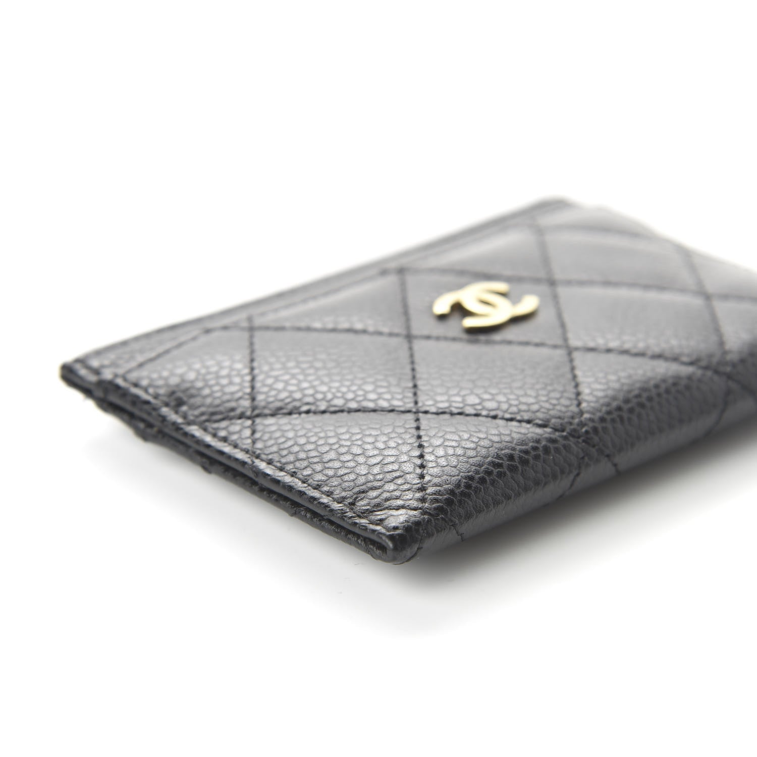 Chanel Caviar Quilted Card Holder Black 6 of 13