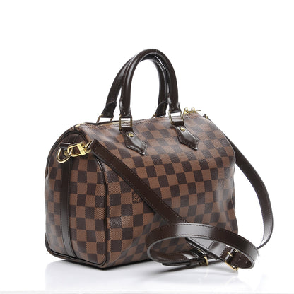 Louis Vuitton Damier Ebene Speedy Bandouliere 25 4 of 10