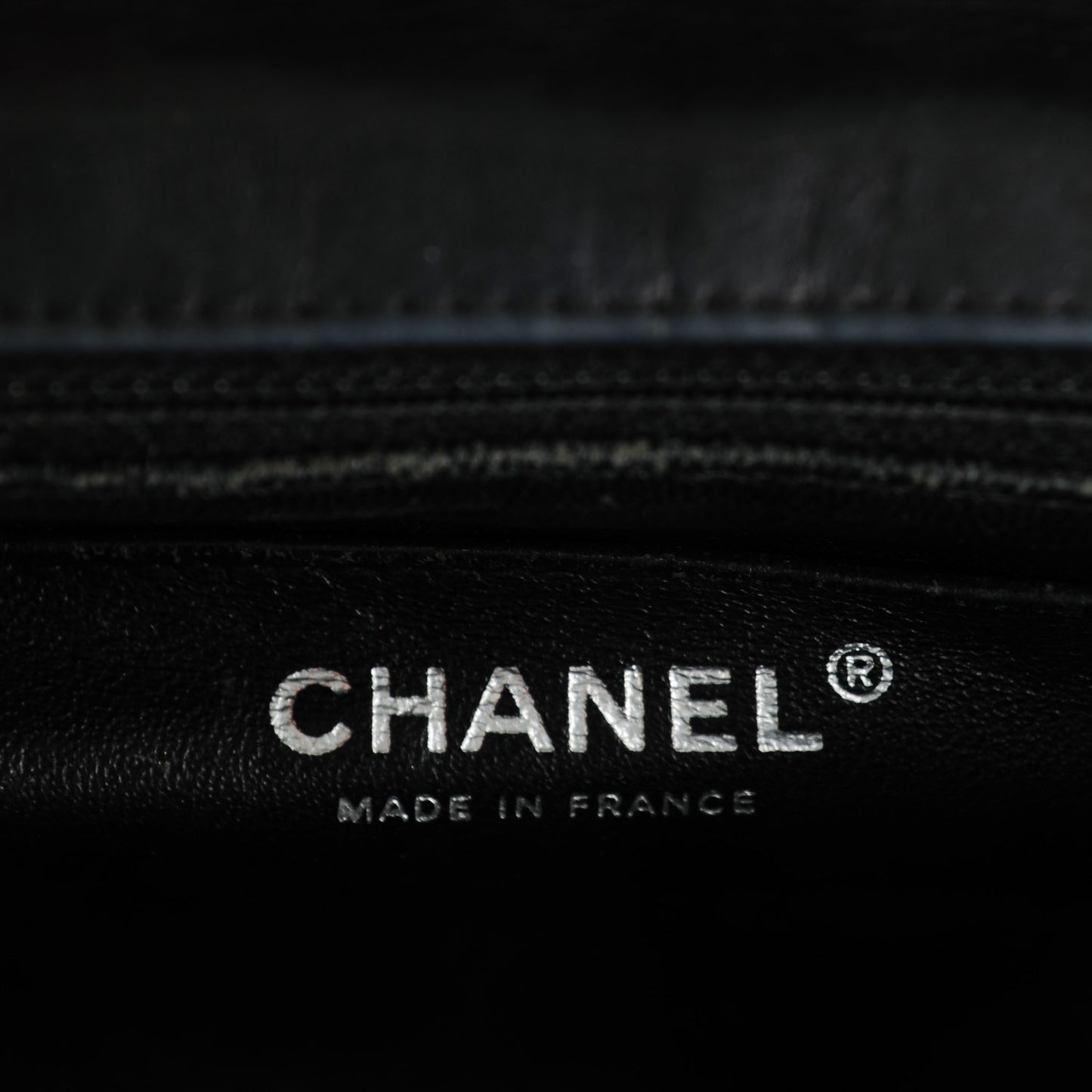Lambskin Quilted Mini Square Flap Black
