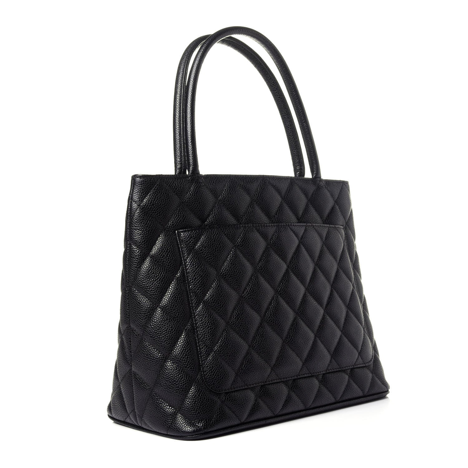 Chanel Caviar Quilted Medallion Tote Black 3 of 10