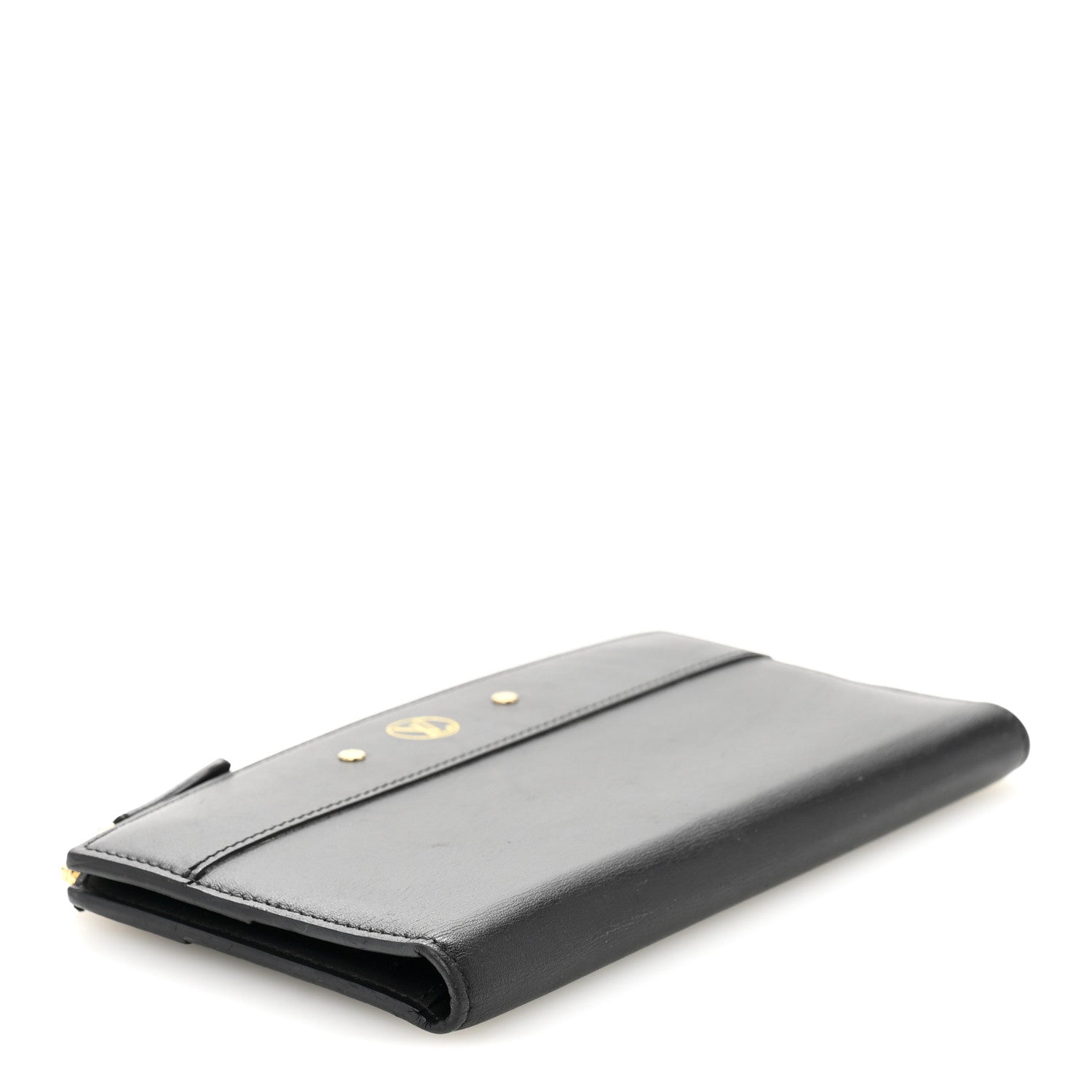 Louis Vuitton Calfskin City Steamer Wallet Black 4 of 9