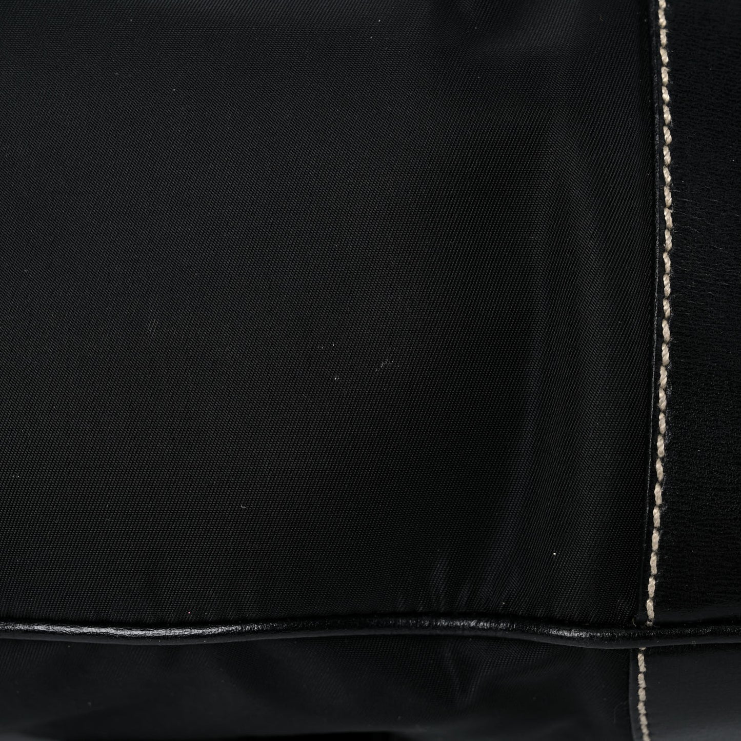 Tessuto Nylon Moon Shoulder Bag Black