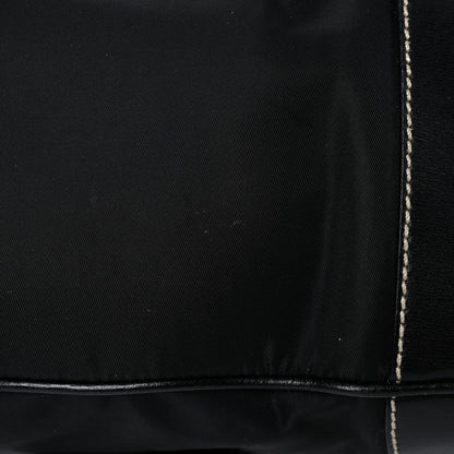 Prada Tessuto Nylon Moon Shoulder Bag Black 13 of 19