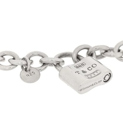 Tiffany Sterling Silver 1837 Lock Charm Bracelet 2 of 3
