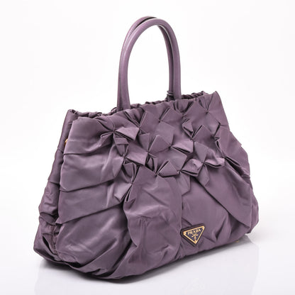 Prada Tessuto Nylon Origami Pleated Tote 2 of 11