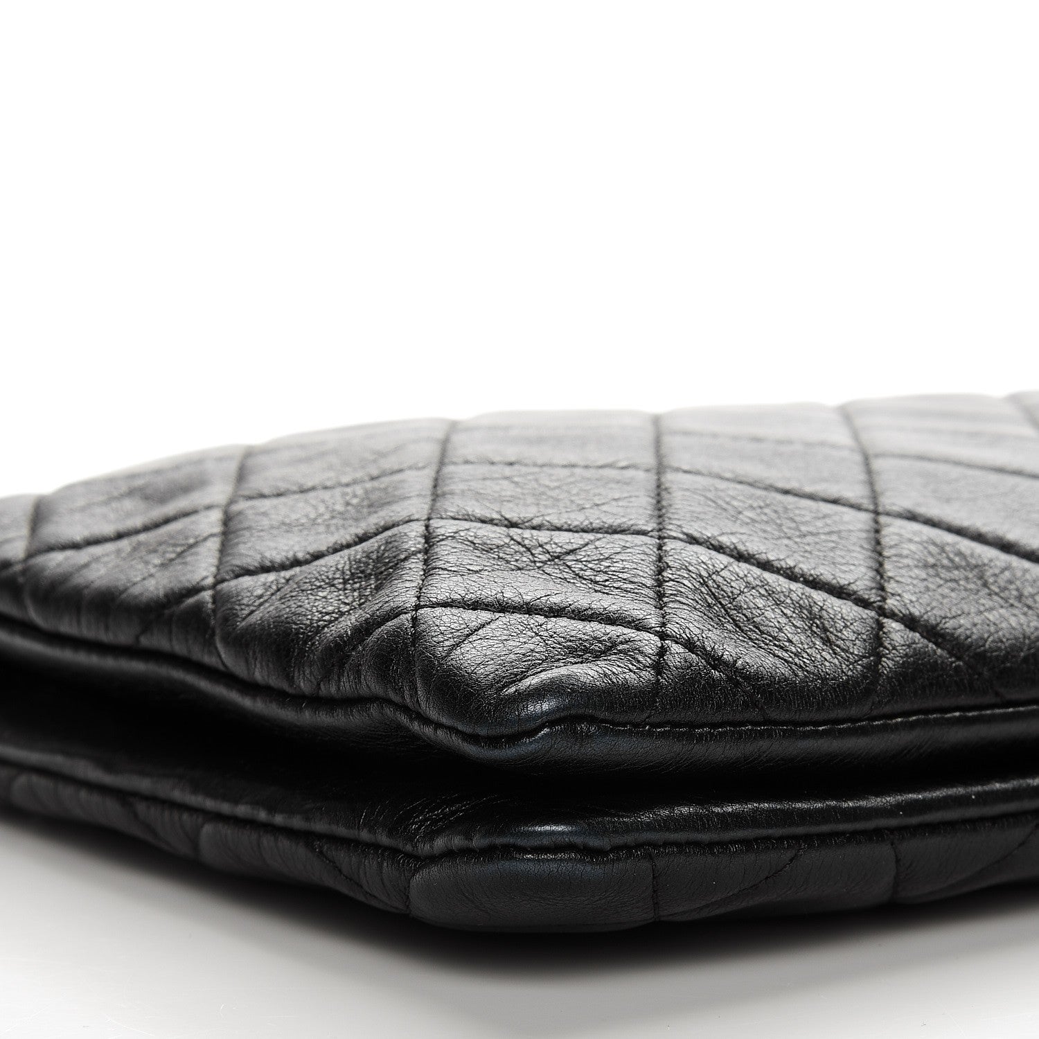 Chanel Calfskin Quilted Small Zipped Boy Pouch Black 9 of 12