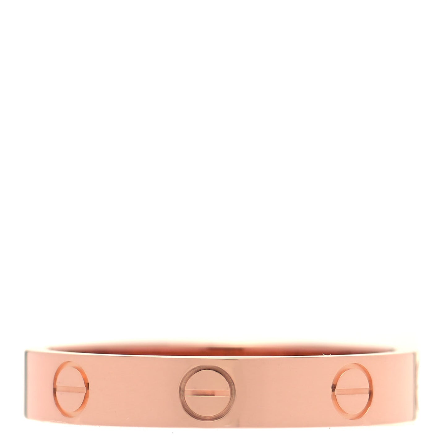18K Pink Gold 4mm LOVE Wedding Band Ring 57 8