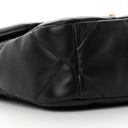 Chanel Lambskin Quilted Medium Chanel 19 Flap Black 9 of 12