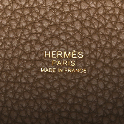 Hermes Taurillon Clemence Picotin Lock 18 PM Etoupe 6 of 11
