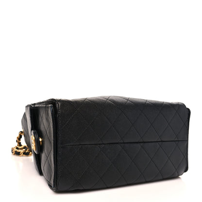 Chanel Caviar Quilted Small Chanel 25 Handbag Black 4 of 12