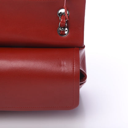 Chanel Lambskin Quilted Jumbo Double Flap Red 8 of 12