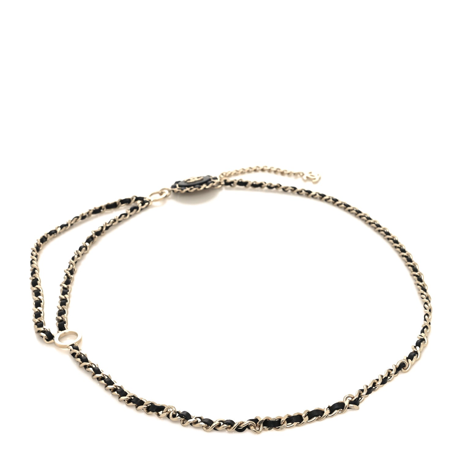 Chanel Lambskin Chain CC Fancy Belt Black Gold 2 of 4