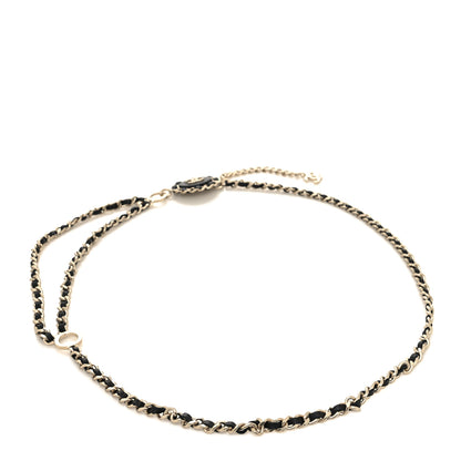 Chanel Lambskin Chain CC Fancy Belt Black Gold 2 of 4