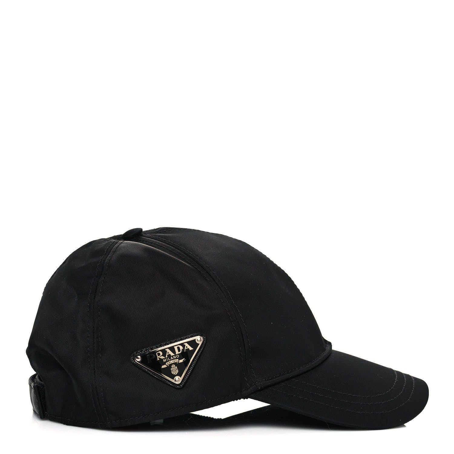 Prada Re-Nylon Womens Baseball Cap S Black 4 of 7