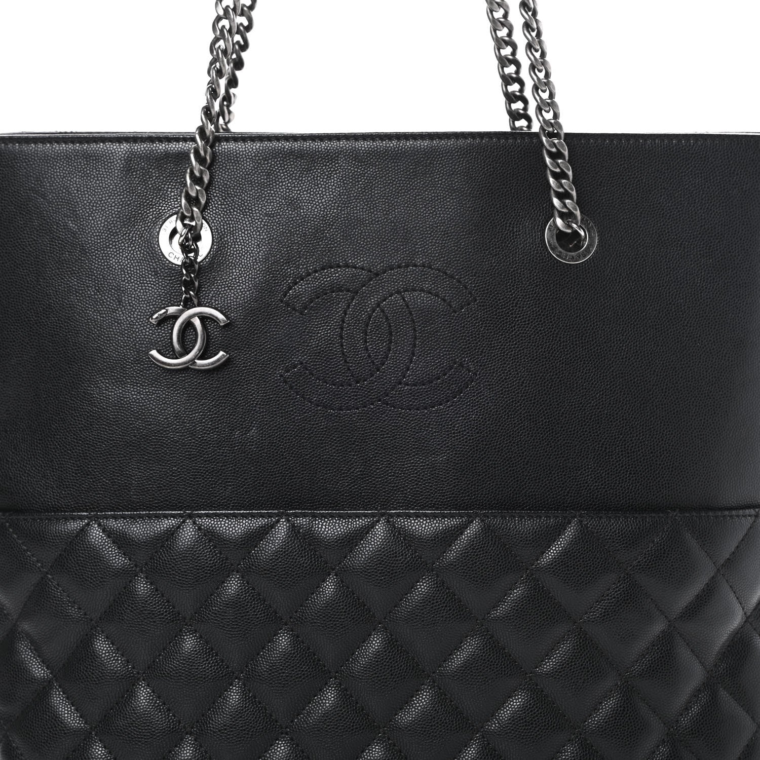 Chanel Caviar Quilted Urban Delight Tote Black 8 of 12