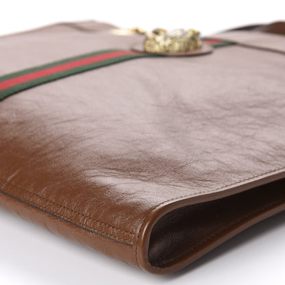 Gucci Calfskin Large Rajah Chain Tote Cuir 6 of 9