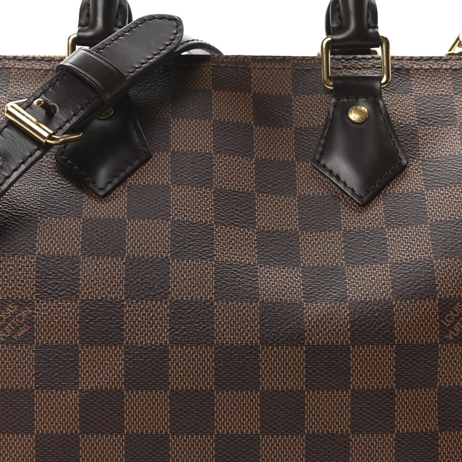 Louis Vuitton Damier Ebene Speedy Bandouliere 25 7 of 9