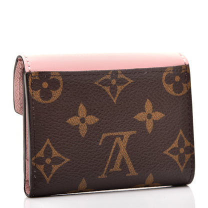 Louis Vuitton Monogram Zoe Wallet Rose Ballerine 3 of 8