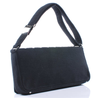 Chanel Jersey CC Pyramid Stud Flap Black 3 of 9