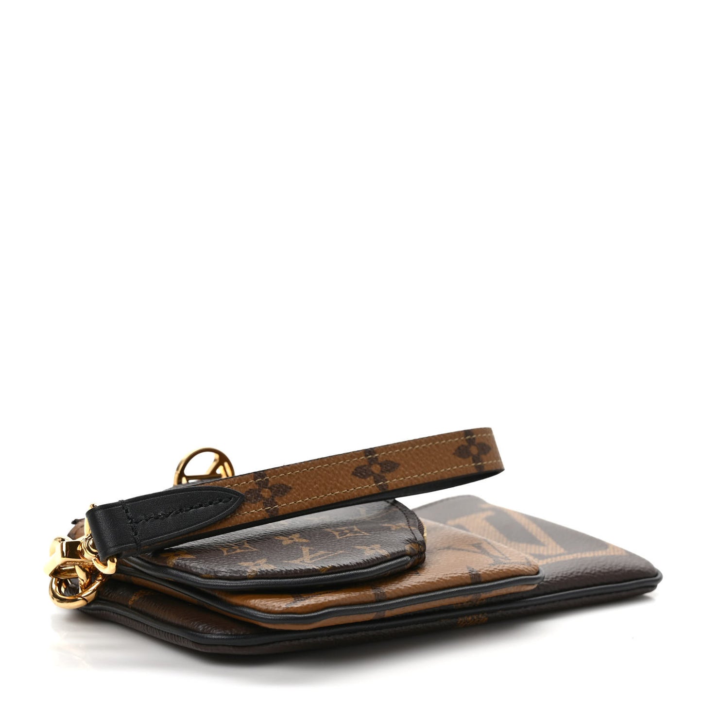 Reverse Monogram Giant Trio Pouch