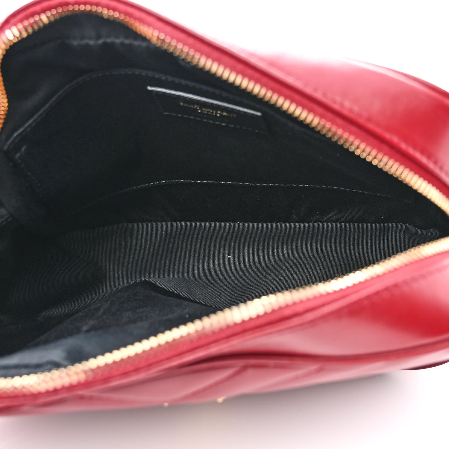 Saint Laurent Calfskin Matelasse Monogram Lou Camera Bag Opyum Red 9 of 29