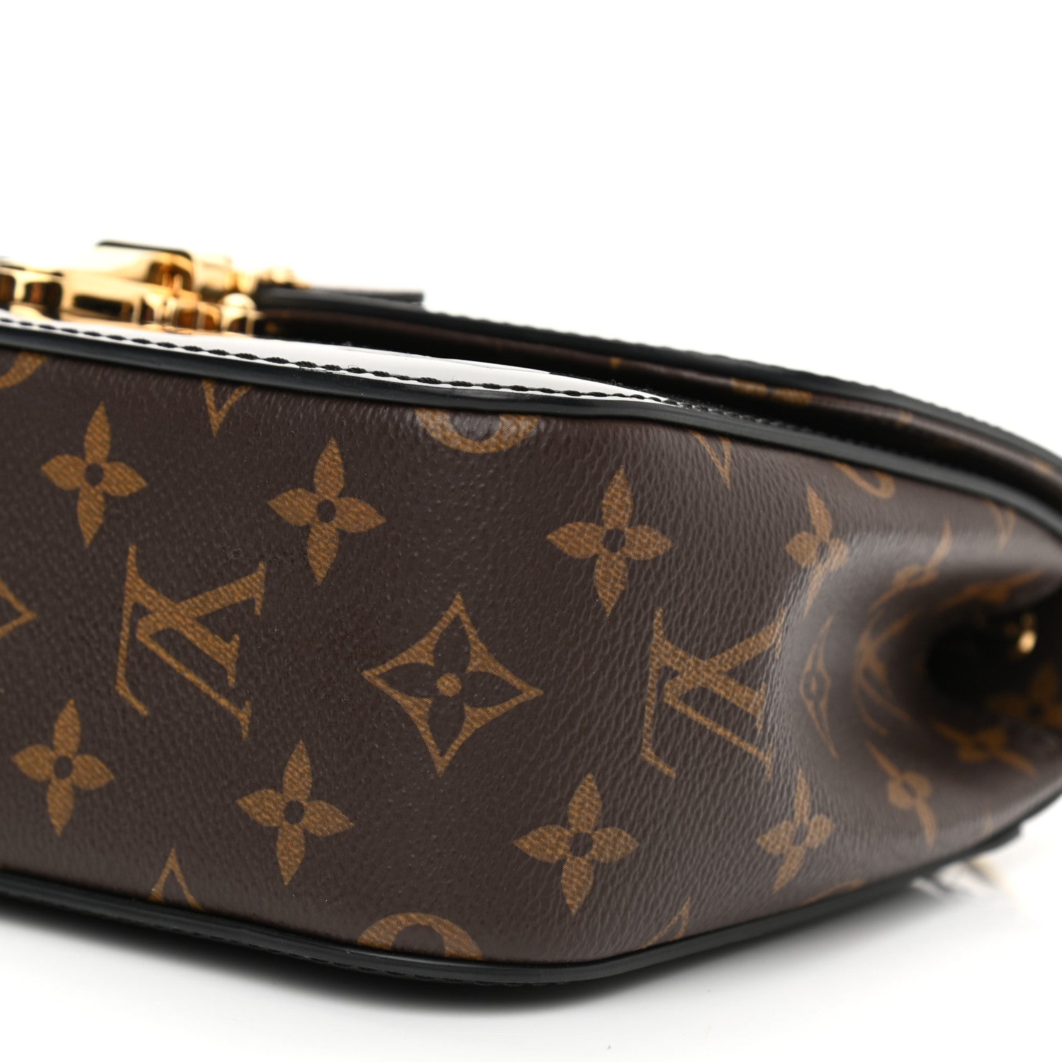 Louis Vuitton Patent Calfskin Monogram Cherrywood BB Black 10 of 10
