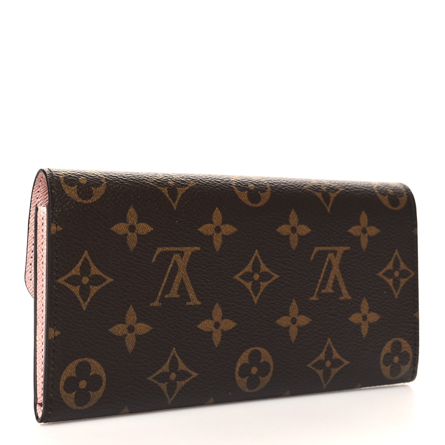 Monogram Emilie Wallet Rose Ballerine