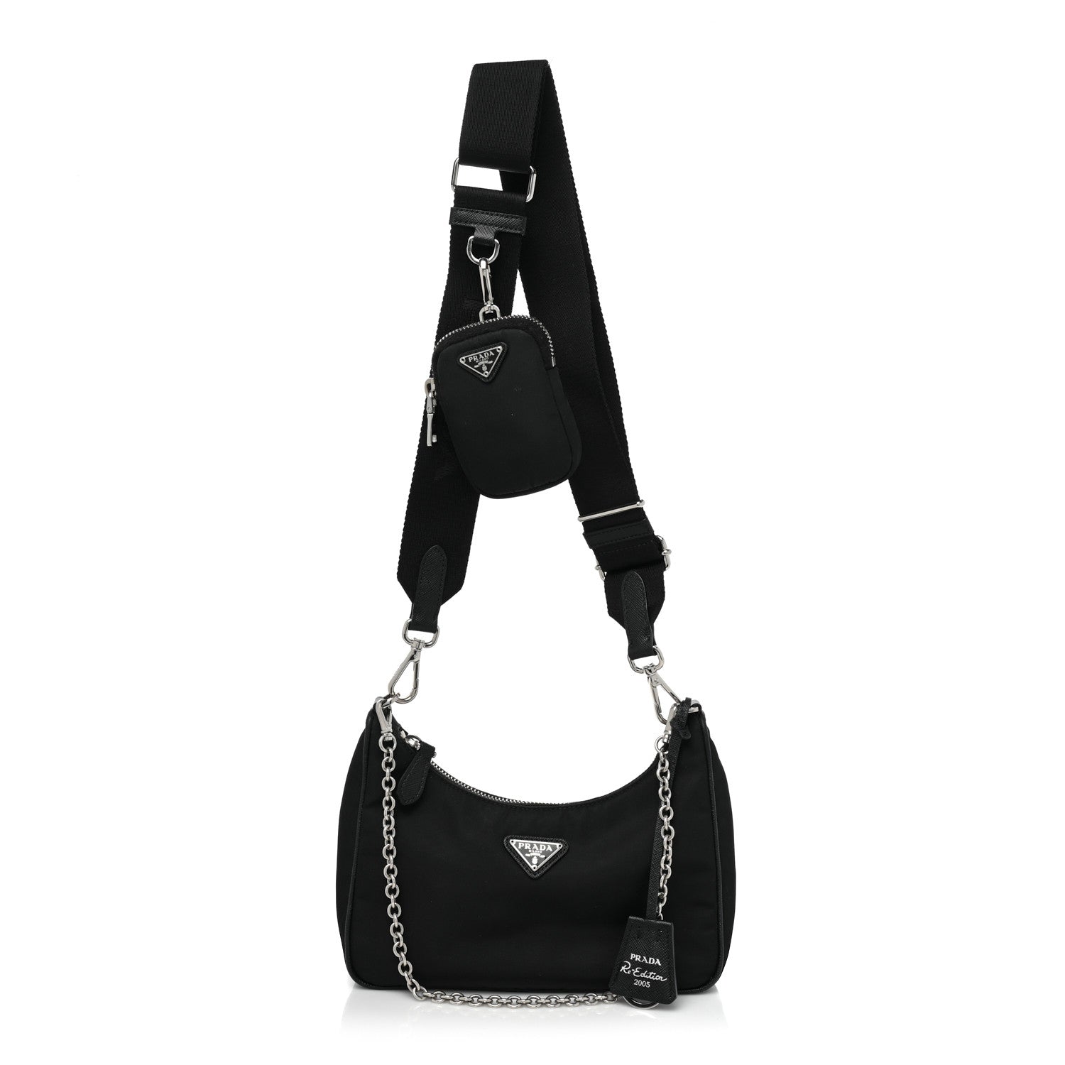 Prada Nylon Re-Edition 2005 Shoulder Bag Black 1 of 11
