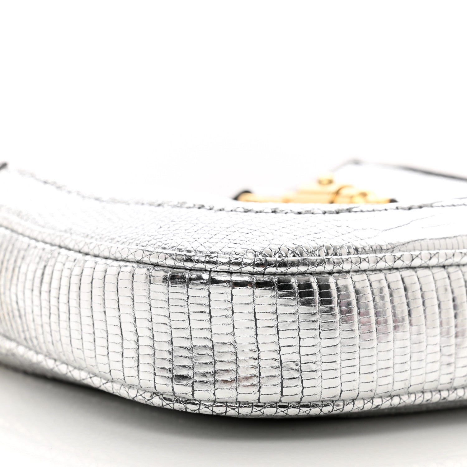 Gucci Lizard Mini Jackie 1961 Silver 8 of 9