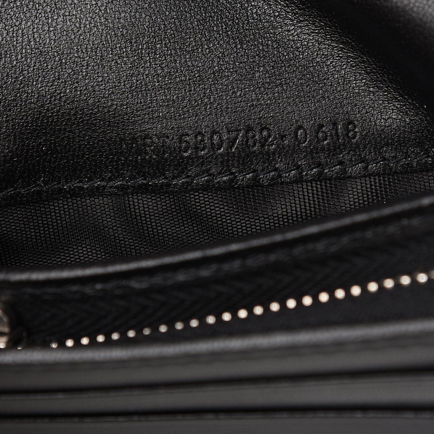 Lambskin Y Quilted Monogram Loulou Flap Wallet Black