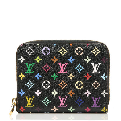 Louis Vuitton Monogram Multicolor Zippy Coin Purse Black Grenade 1 of 6