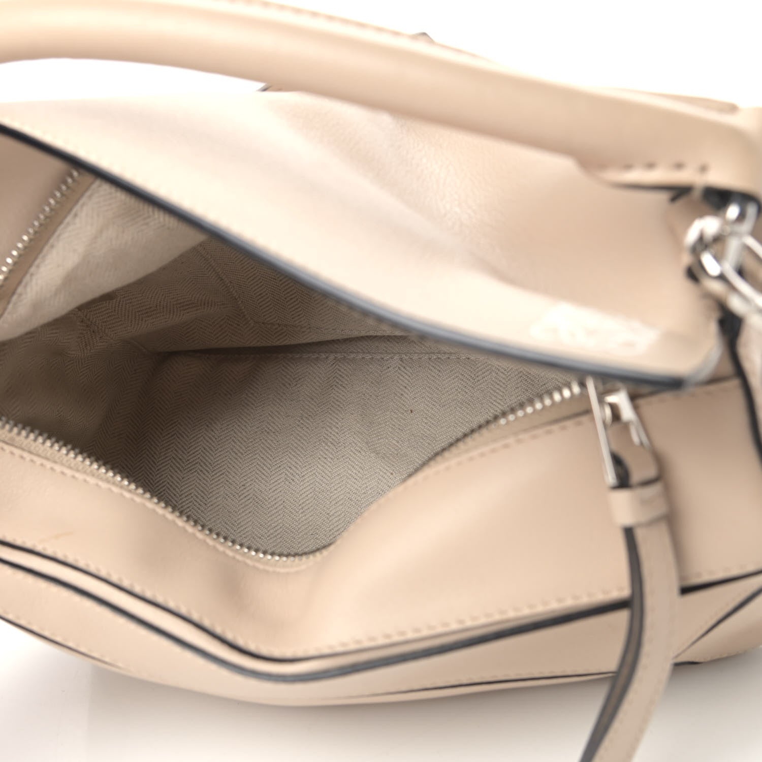 Loewe Calfskin Small Puzzle Bag Ash 4 of 7