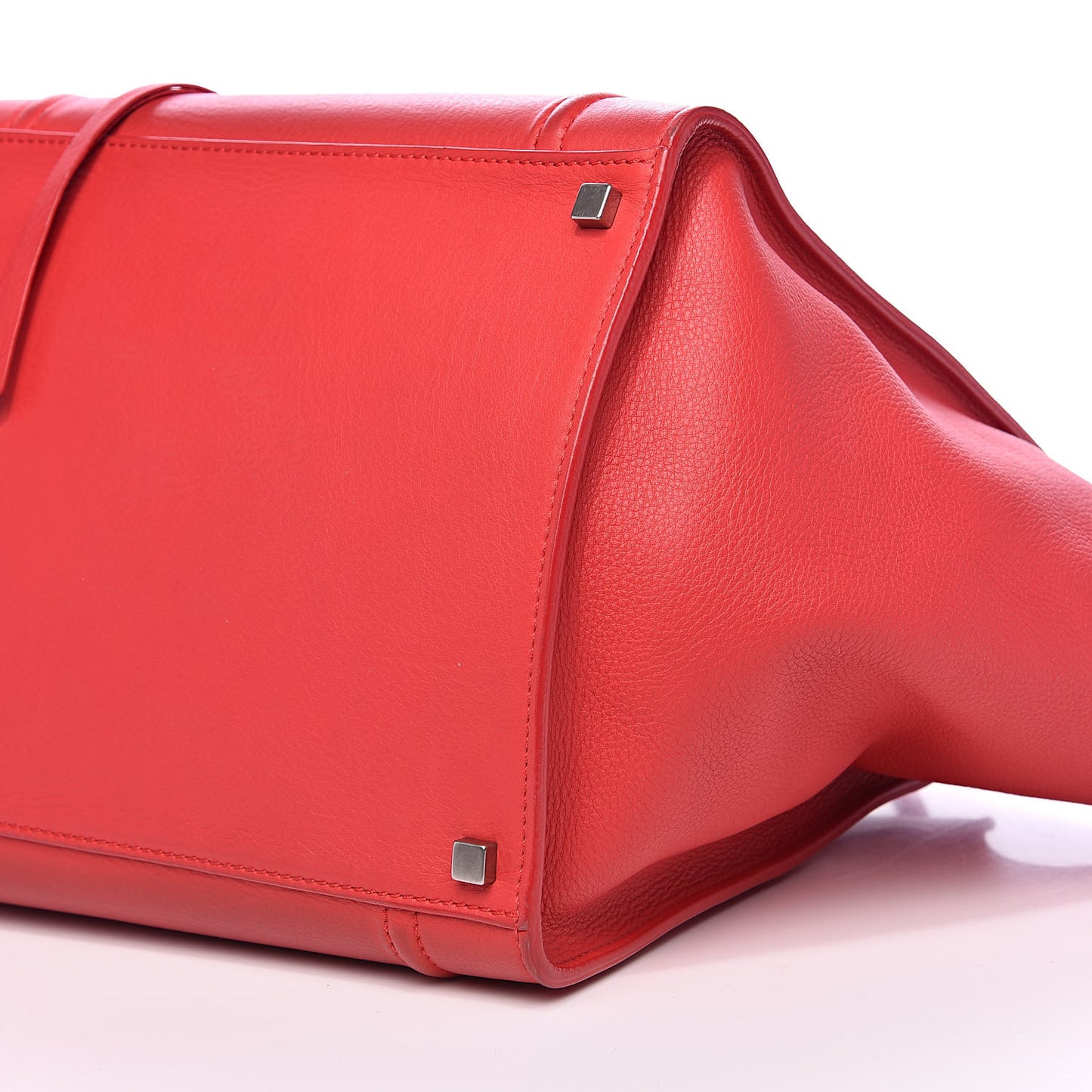 Supple Calfskin Medium Phantom Luggage Vermillion