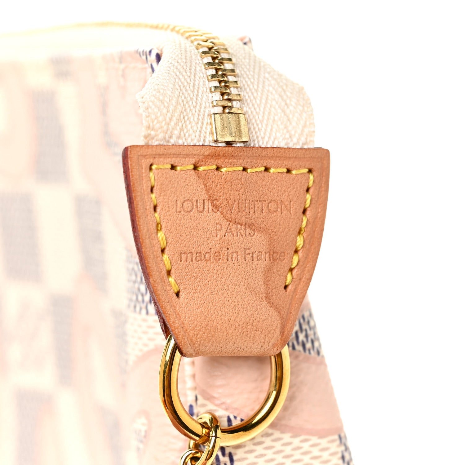 Louis Vuitton Damier Azur Tahitienne Mini Pochette Accessories 7 of 11