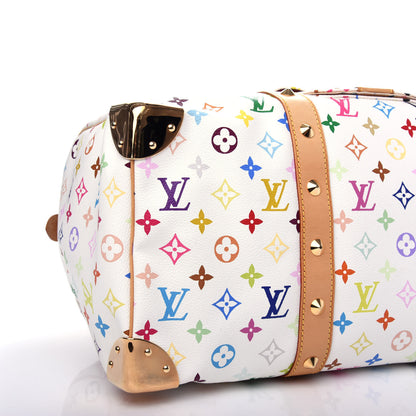 Louis Vuitton Monogram Multicolor Keepall 45 White 6 of 8