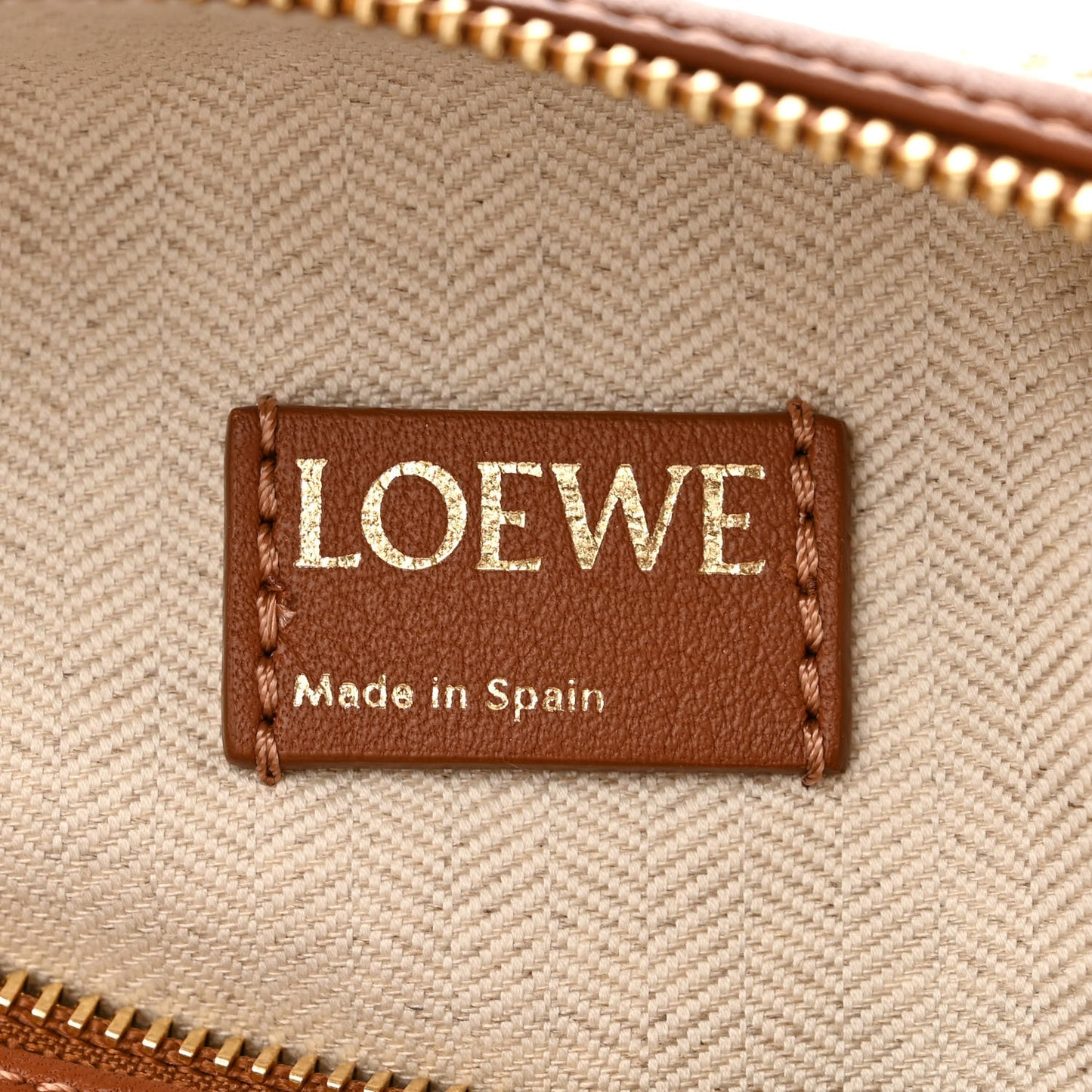 Jacquard Anagram Calfskin Small Cubi Bag Tan Pecan