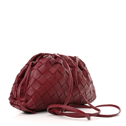 Bottega Veneta Nappa Intrecciato The Mini Pouch Bordeaux 3 of 10