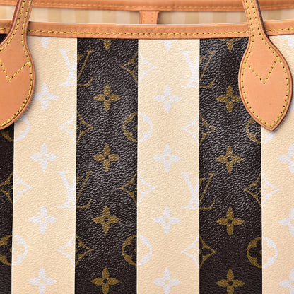 Louis Vuitton Monogram Rayures Neverfull MM 17 of 17