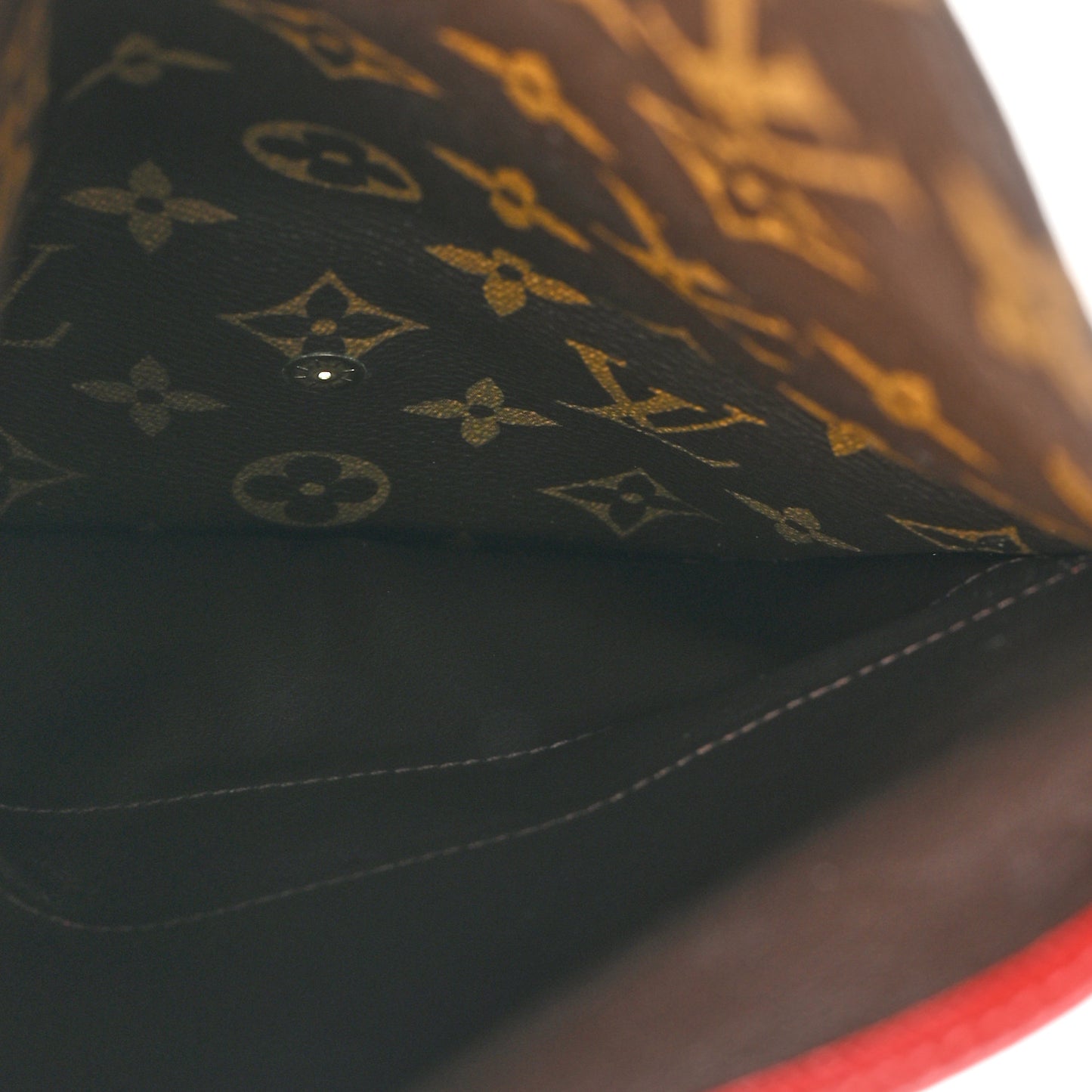 Monogram Josephine Wallet Red